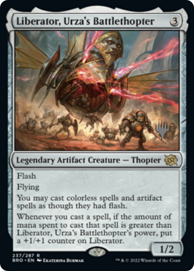 Liberator, Urza's Battlethopter (Promo Pack) [The Brothers' War Promos] | Odin's Place