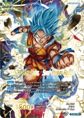 Super Saiyan God Son Goku // SSGSS Son Goku, Soul Striker Reborn (Gold Stamped) (P-211) [Promotion Cards] | Odin's Place