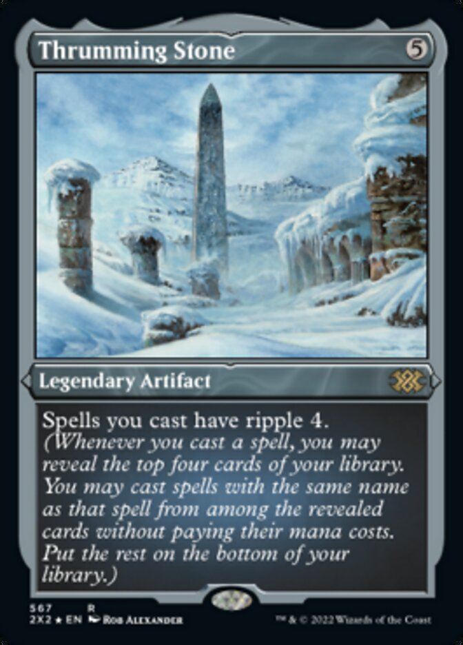 Thrumming Stone (Foil Etched) [Double Masters 2022] | Odin's Place