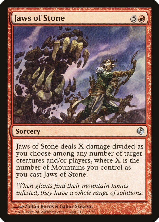 Jaws of Stone (72) [Duel Decks: Venser vs. Koth] | Odin's Place