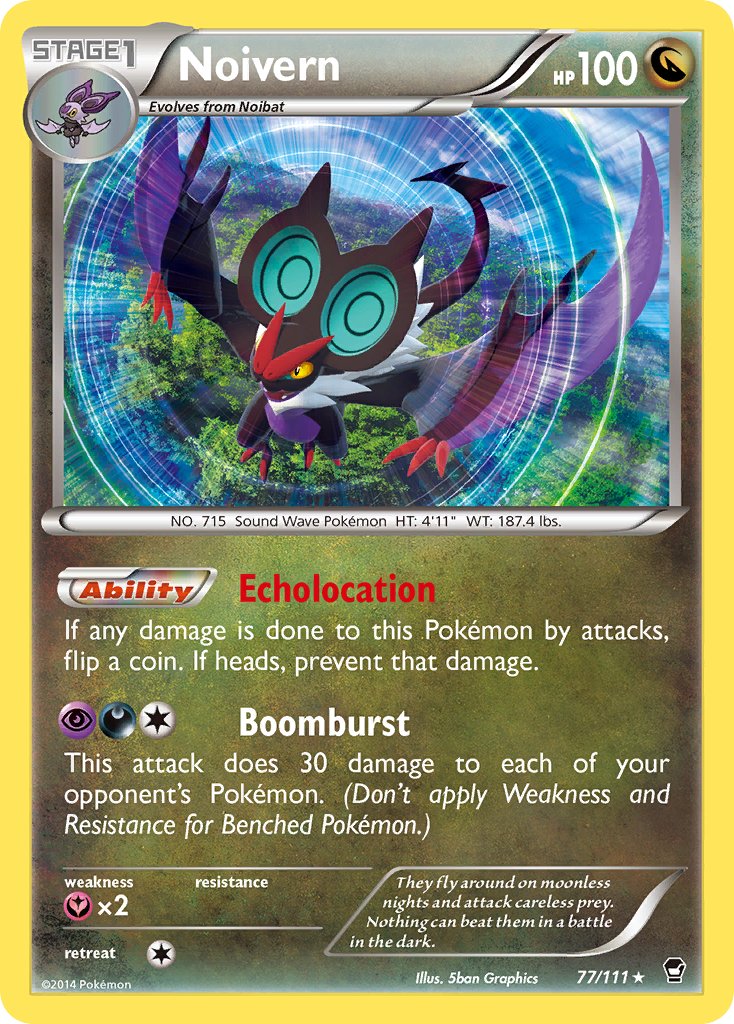 Noivern (77/111) (Cosmos Holo) (Blister Exclusive) [XY: Furious Fists] | Odin's Place