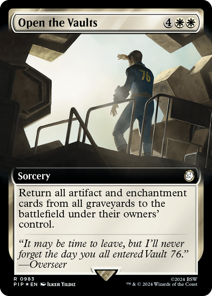 Open the Vaults (Extended Art) (Surge Foil) [Fallout] | Odin's Place