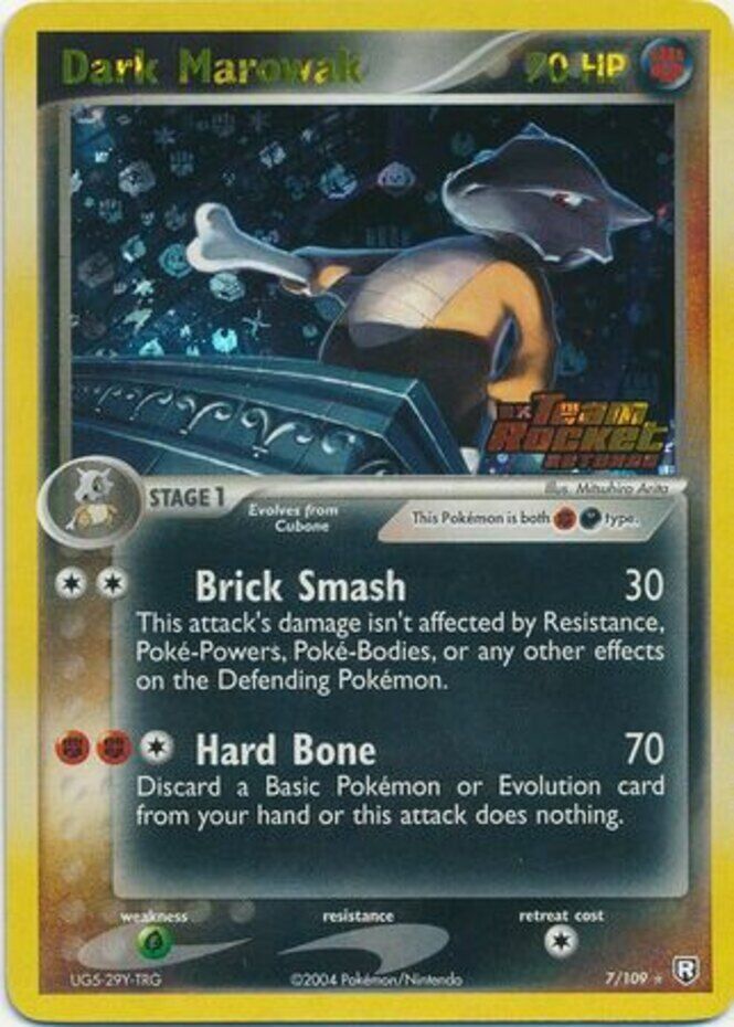 Dark Marowak (7/109) (Stamped) [EX: Team Rocket Returns] | Odin's Place