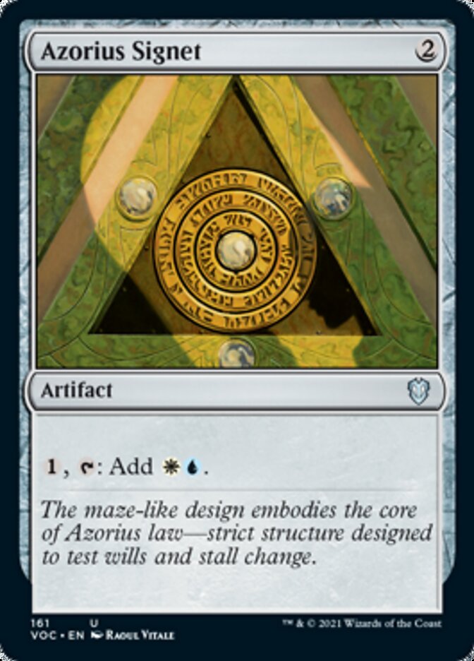 Azorius Signet [Innistrad: Crimson Vow Commander] | Odin's Place
