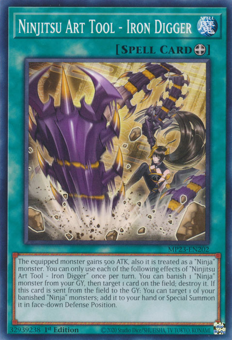 Ninjitsu Art Tool - Iron Digger [MP23-EN202] Common | Odin's Place