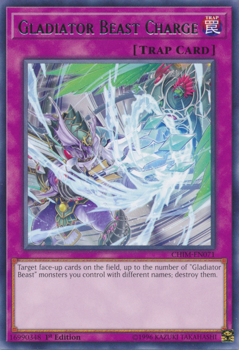 Gladiator Beast Charge [CHIM-EN071] Rare | Odin's Place