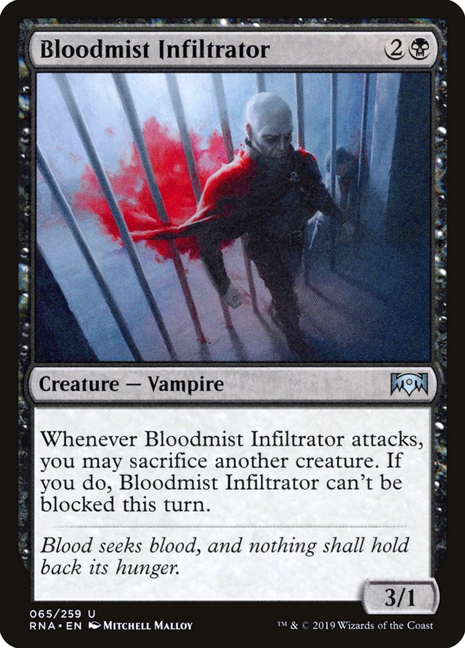 Bloodmist Infiltrator (65) [Ravnica Allegiance] | Odin's Place