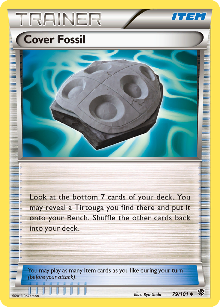 Cover Fossil (79/101) [Black & White: Plasma Blast] | Odin's Place