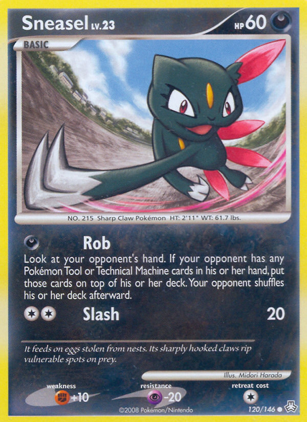 Sneasel (120/146) [Diamond & Pearl: Legends Awakened] | Odin's Place