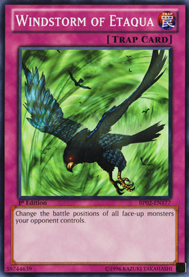 Windstorm of Etaqua [BP02-EN177] Mosaic Rare | Odin's Place