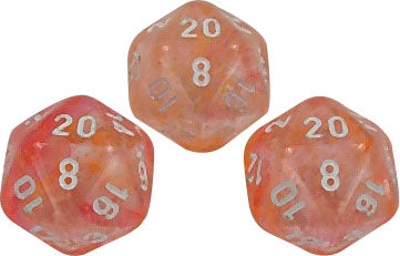 Chessex Lab Dice 4 Nebula: Supernova/White Luminary Poly 7 Set | Odin's Place