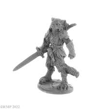 Reaper Bones USA: Catfolk Fighter, Mal | Odin's Place