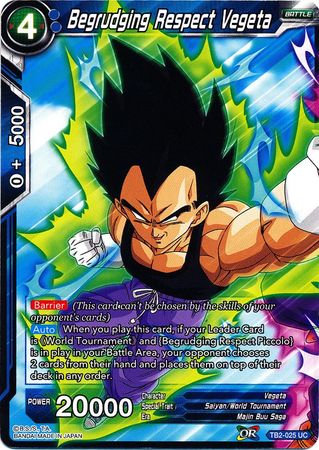 Begrudging Respect Vegeta (TB2-025) [World Martial Arts Tournament] | Odin's Place