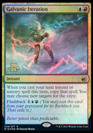 Galvanic Iteration [Innistrad: Midnight Hunt Prerelease Promos] | Odin's Place