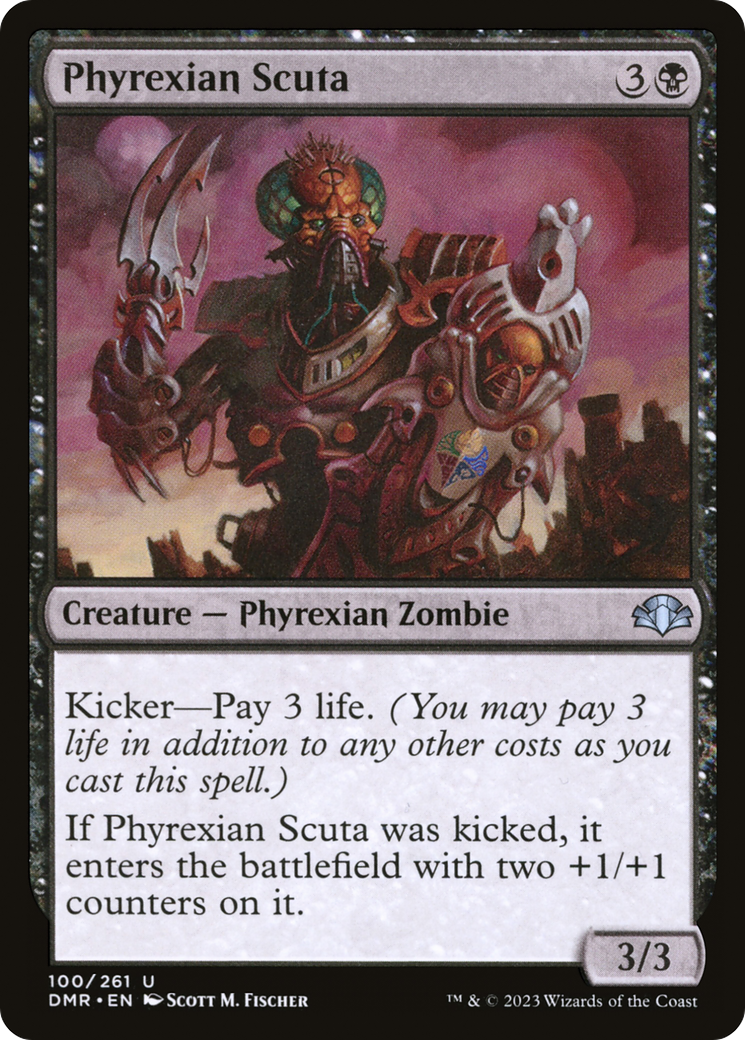 Phyrexian Scuta [Dominaria Remastered] | Odin's Place