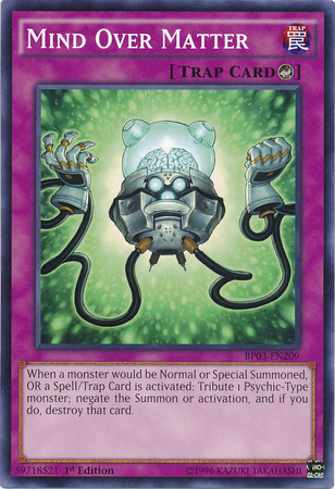 Mind Over Matter [BP03-EN209] Common | Odin's Place