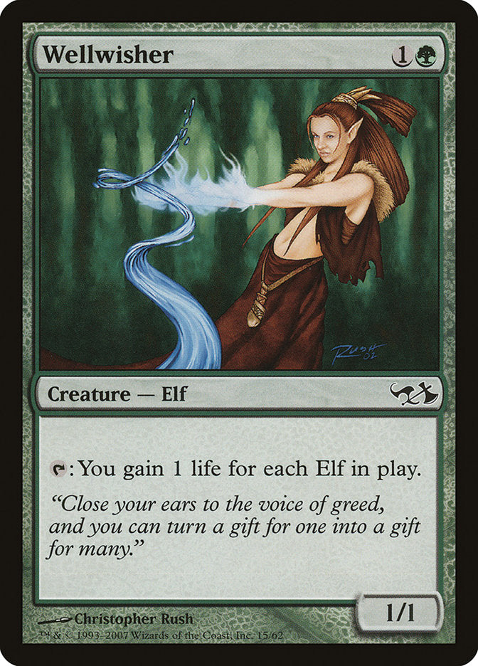 Wellwisher (15) [Duel Decks: Elves vs. Goblins] | Odin's Place