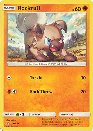 Rockruff (14/30) [Sun & Moon: Trainer Kit - Lycanroc] | Odin's Place