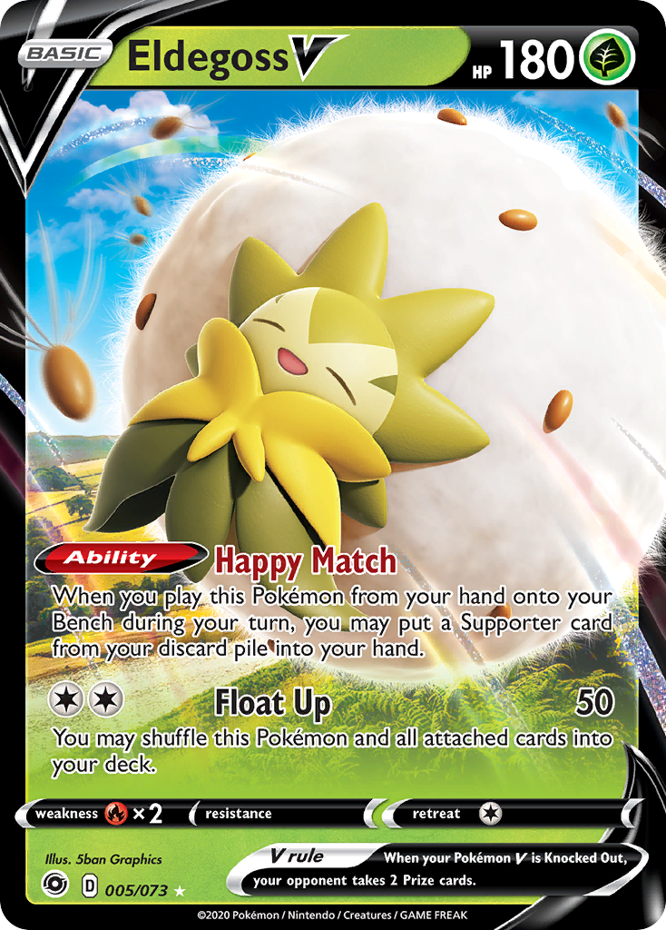Eldegoss V (005/073) [Sword & Shield: Champion's Path] | Odin's Place