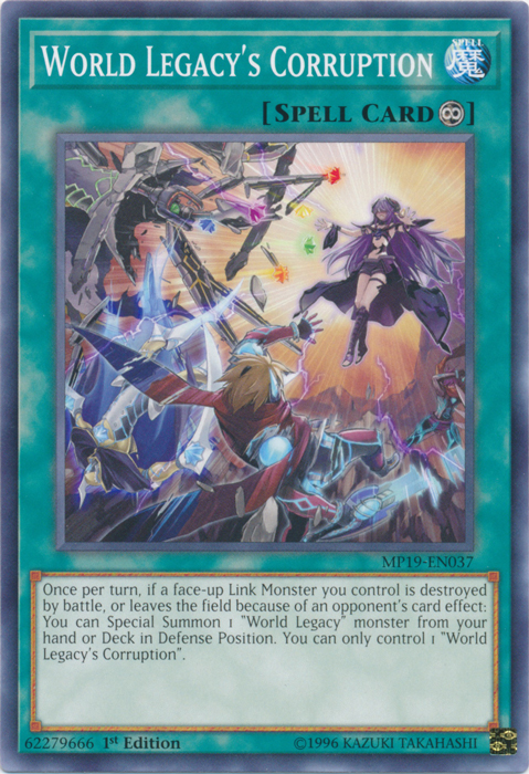 World Legacy's Corruption [MP19-EN037] Common | Odin's Place