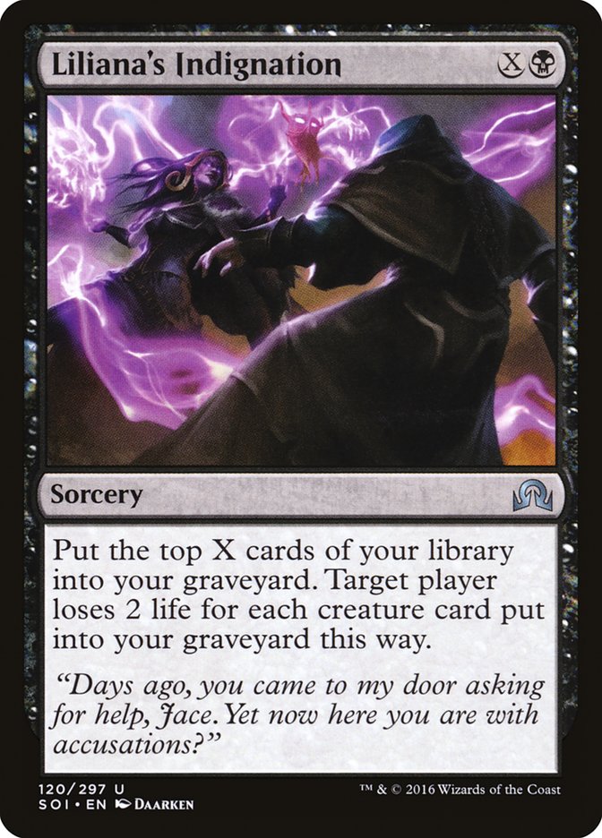 Liliana's Indignation (120) [Shadows over Innistrad] | Odin's Place