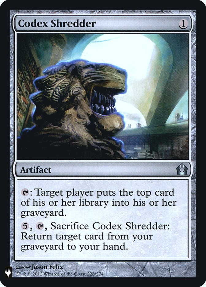 Codex Shredder [Mystery Booster] | Odin's Place
