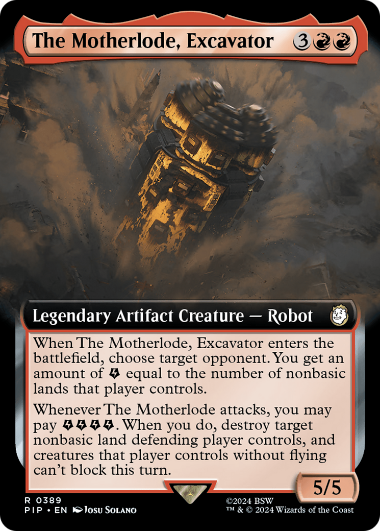 The Motherlode, Excavator (Extended Art) [Fallout] | Odin's Place