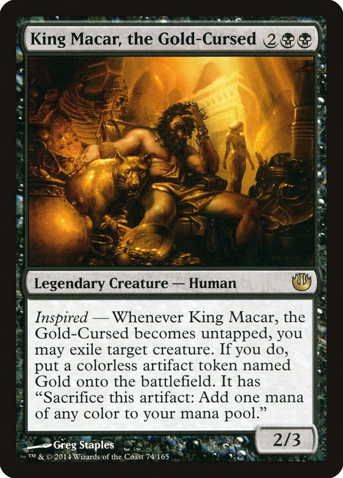 King Macar, the Gold-Cursed (74) [Journey into Nyx] | Odin's Place