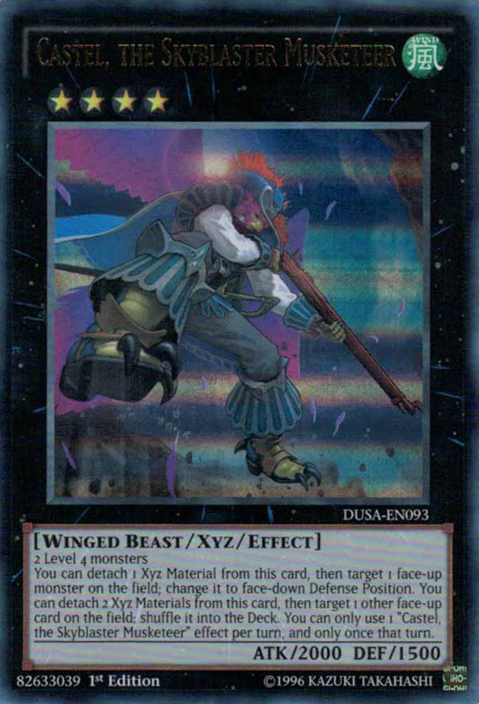 Castel, the Skyblaster Musketeer [DUSA-EN093] Ultra Rare | Odin's Place