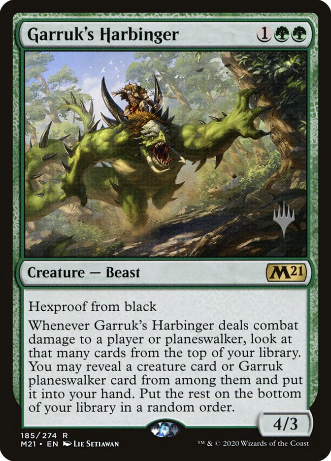Garruk's Harbinger (Promo Pack) [Core Set 2021 Promos] | Odin's Place