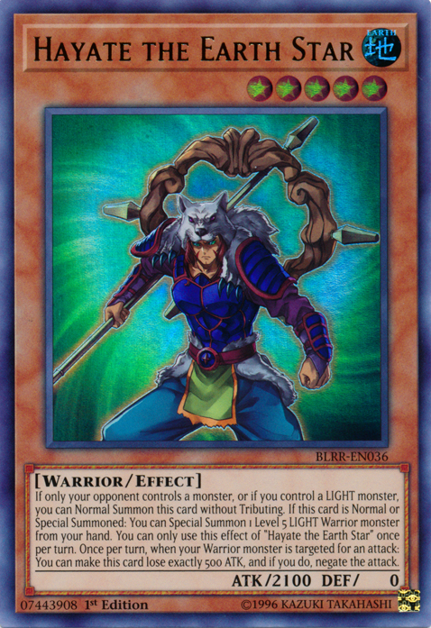 Hayate the Earth Star [BLRR-EN036] Ultra Rare | Odin's Place
