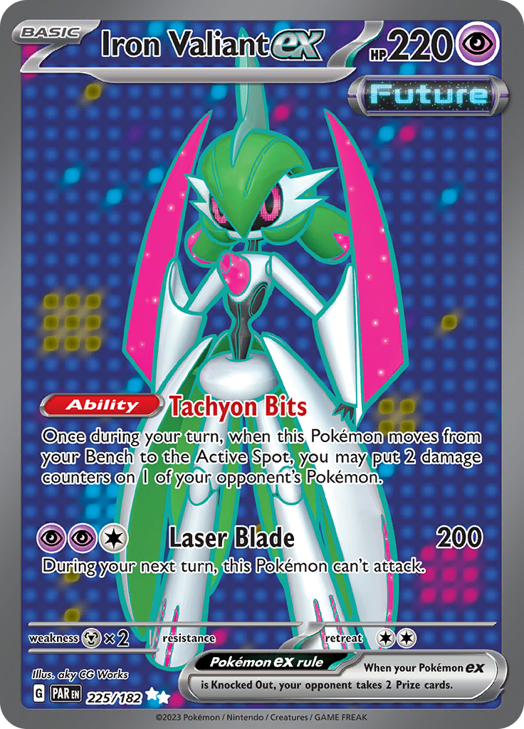 Iron Valiant ex (225/182) [Scarlet & Violet: Paradox Rift] | Odin's Place