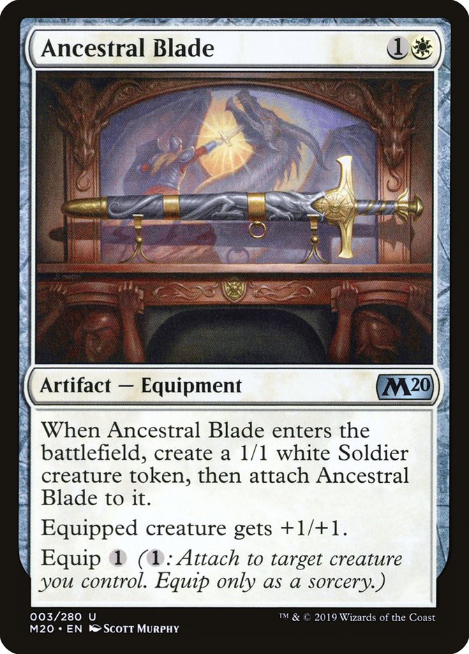 Ancestral Blade [Core Set 2020] | Odin's Place