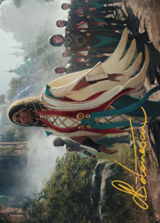 Queen Kayla bin-Kroog Art Card (Gold-Stamped Signature) [The Brothers' War Art Series] | Odin's Place