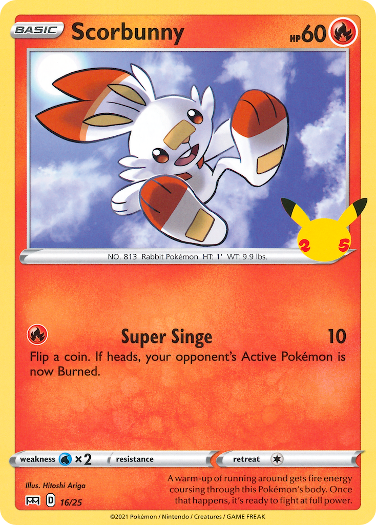 Scorbunny (16/25) [McDonald's 25th Anniversary] | Odin's Place