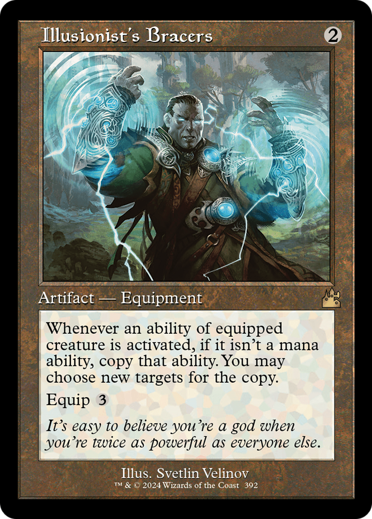 Illusionist's Bracers (Retro Frame) [Ravnica Remastered] | Odin's Place