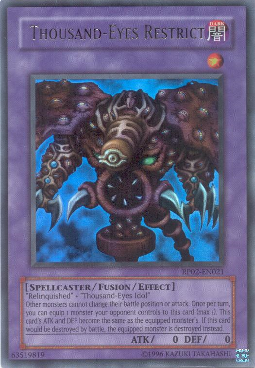 Thousand-Eyes Restrict [RP02-EN021] Ultra Rare | Odin's Place