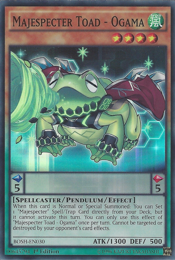 Majespecter Toad - Ogama [BOSH-EN030] Super Rare | Odin's Place