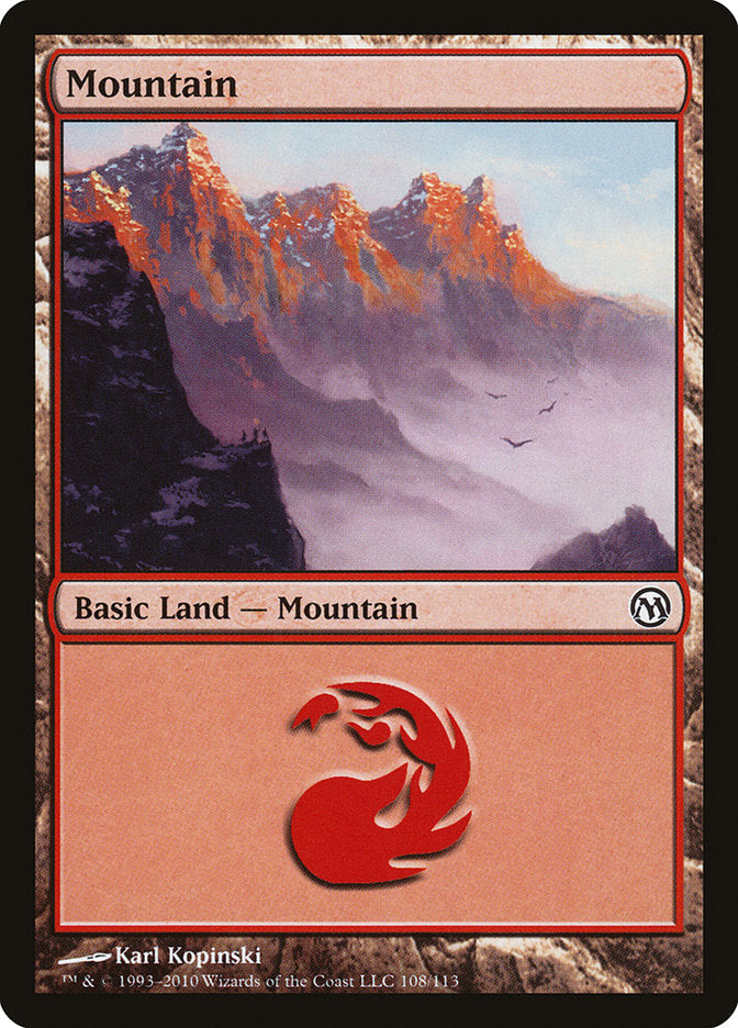 Mountain (108) [Duels of the Planeswalkers] | Odin's Place