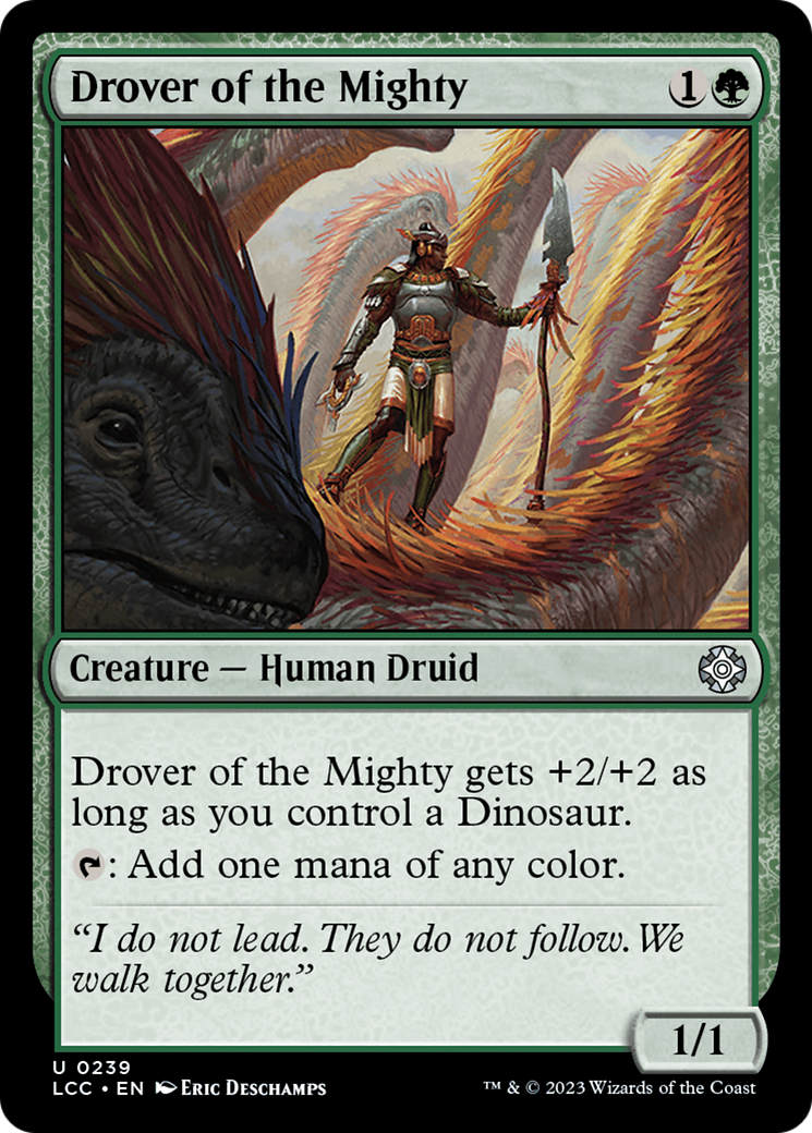 Drover of the Mighty [The Lost Caverns of Ixalan Commander] | Odin's Place