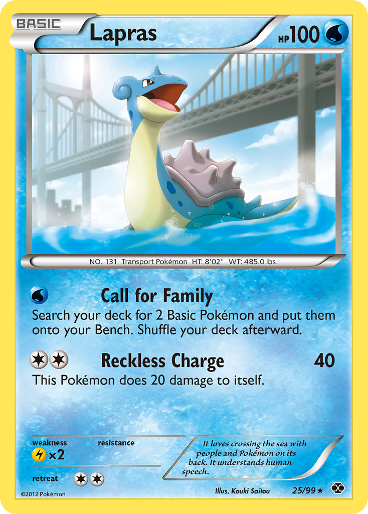 Lapras (25/99) [Black & White: Next Destinies] | Odin's Place