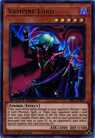 Vampire Lord [SBSC-EN007] Ultra Rare | Odin's Place