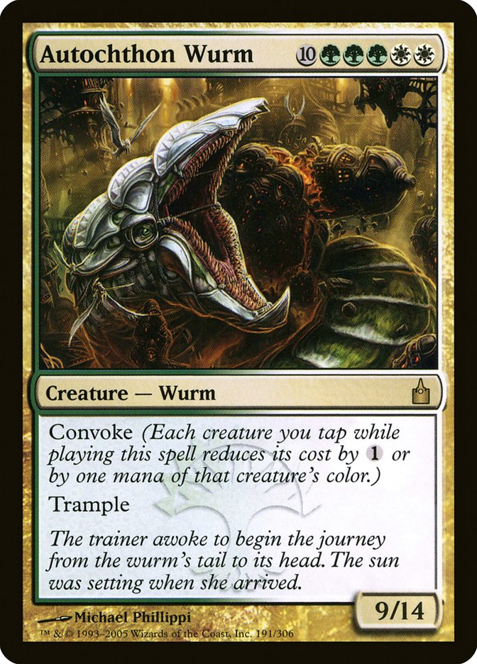 Autochthon Wurm (191) [Ravnica: City of Guilds] | Odin's Place