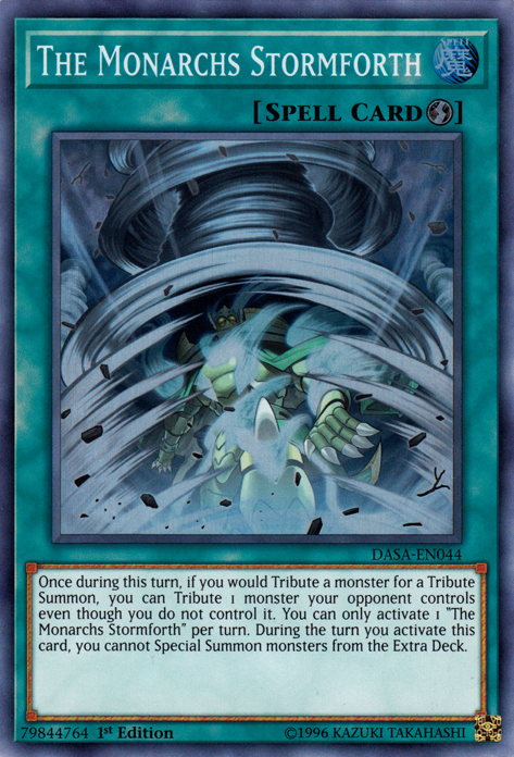 The Monarchs Stormforth [DASA-EN044] Super Rare | Odin's Place