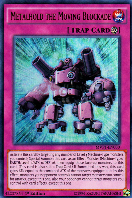 Metalhold the Moving Blockade [MVP1-EN030] Ultra Rare | Odin's Place