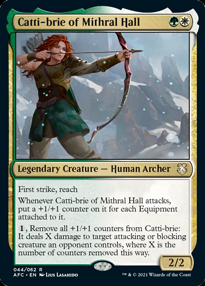 Catti-brie of Mithral Hall [Dungeons & Dragons: Adventures in the Forgotten Realms Commander] | Odin's Place
