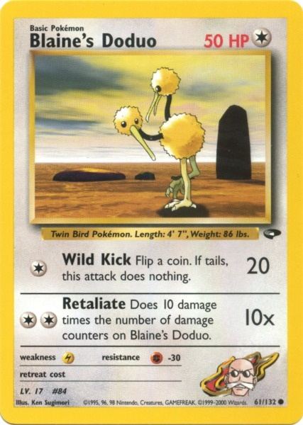 Blaine's Doduo (61/132) [Gym Challenge Unlimited] | Odin's Place
