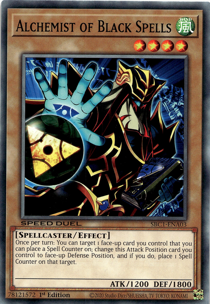 Alchemist of Black Spells [SBC1-ENA03] Common | Odin's Place