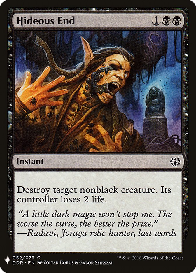 Hideous End [Mystery Booster] | Odin's Place