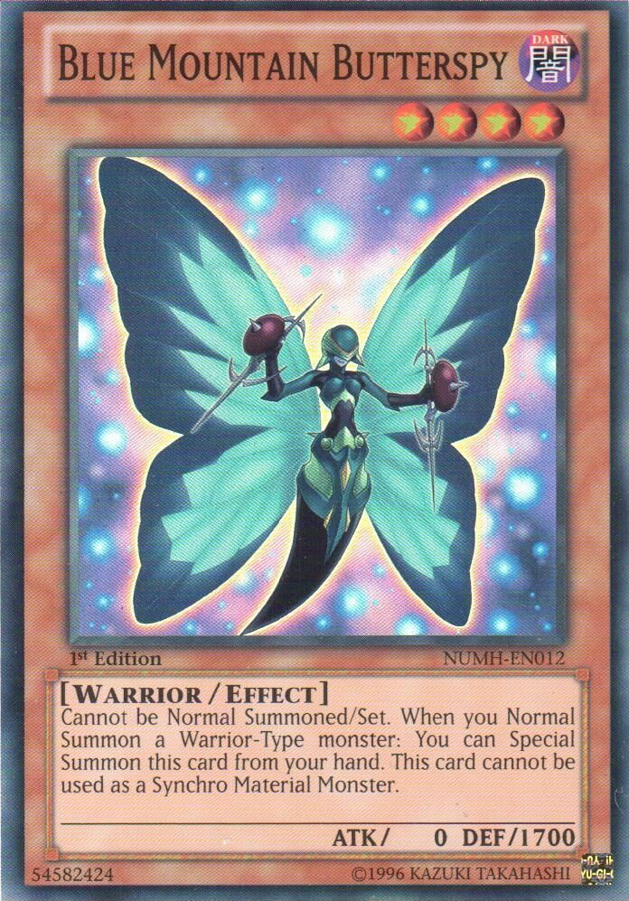 Blue Mountain Butterspy [NUMH-EN012] Super Rare | Odin's Place